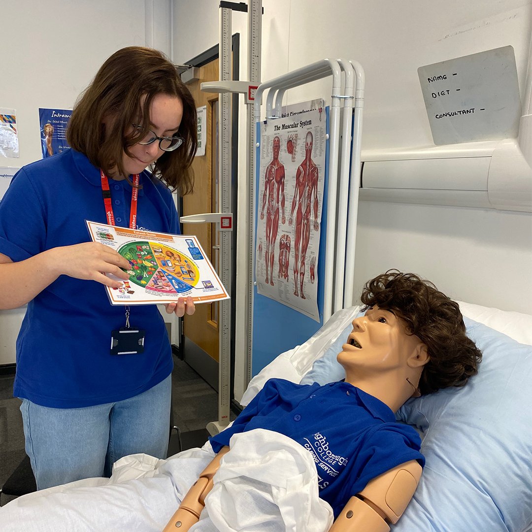 Grace Burton in action