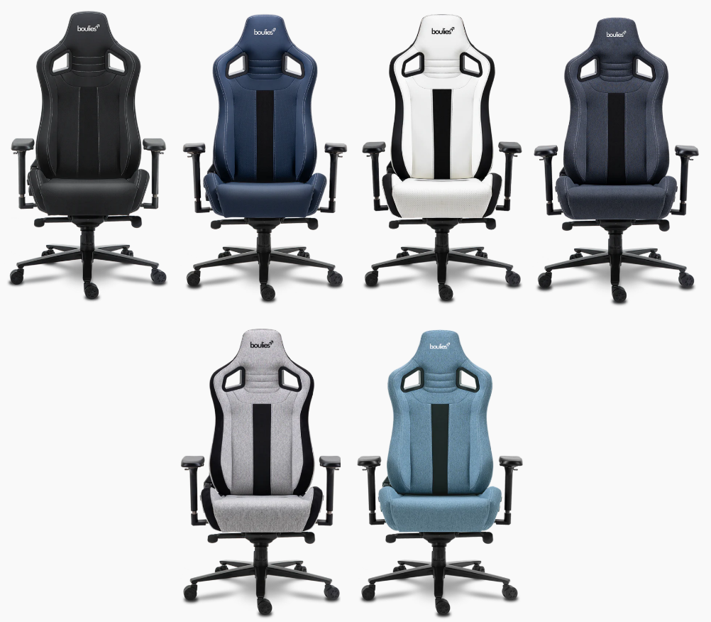 Boulies launches the ELITE Series gaming chair and chair FIT