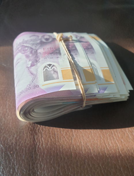 Bundle of cash