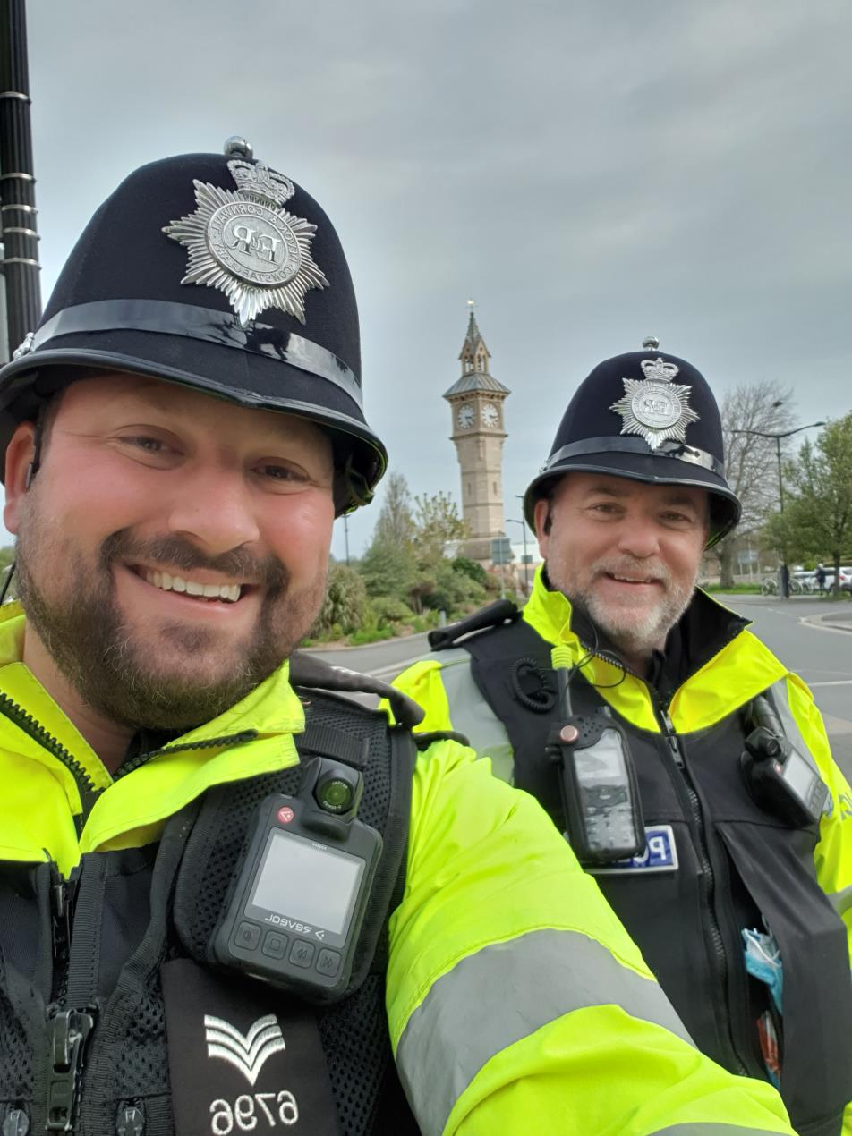 Sgt Nathan Walker and PC Charlie  