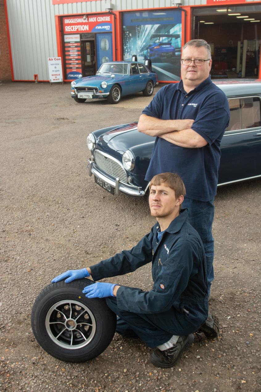 Biggleswade Tyres - Fitting Falken tyres to classics Biggleswade Tyres - Fitting Falken tyres to classics