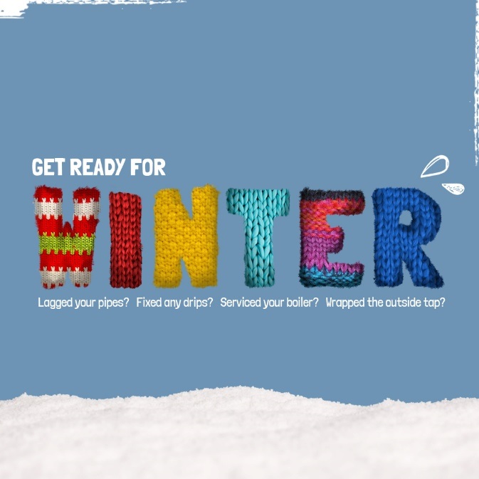 Decorative image reading "Get ready for winter"