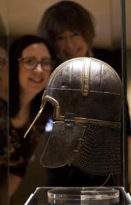 The York Helmet returns to Coppergate for the first four weeks of re-opening at JORVIK Viking Centre
