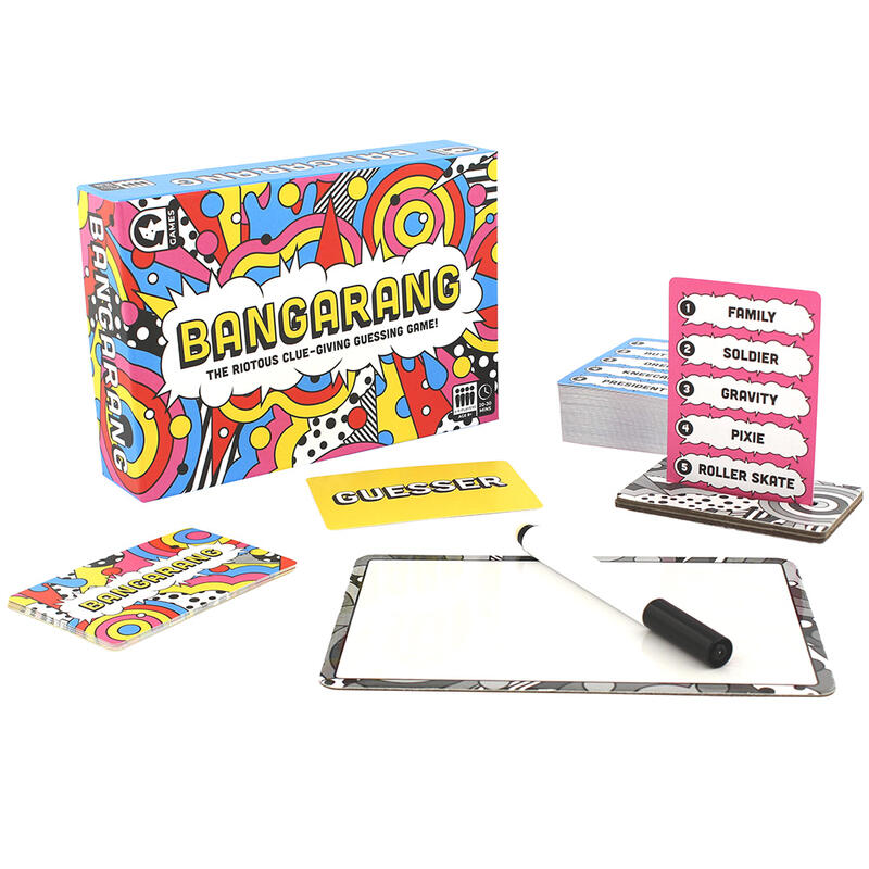 Ginger Fox bangarang party game box and contents