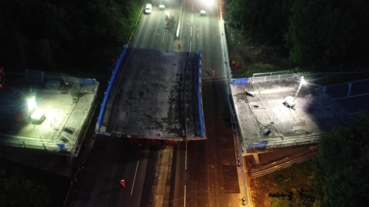 M53 bridge removal 3