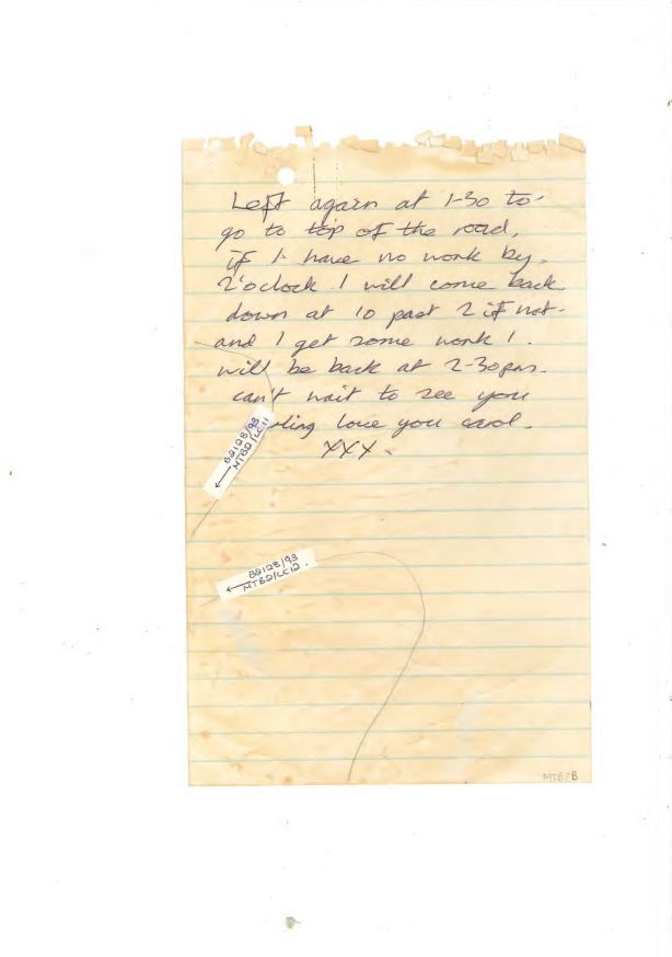 Note page one