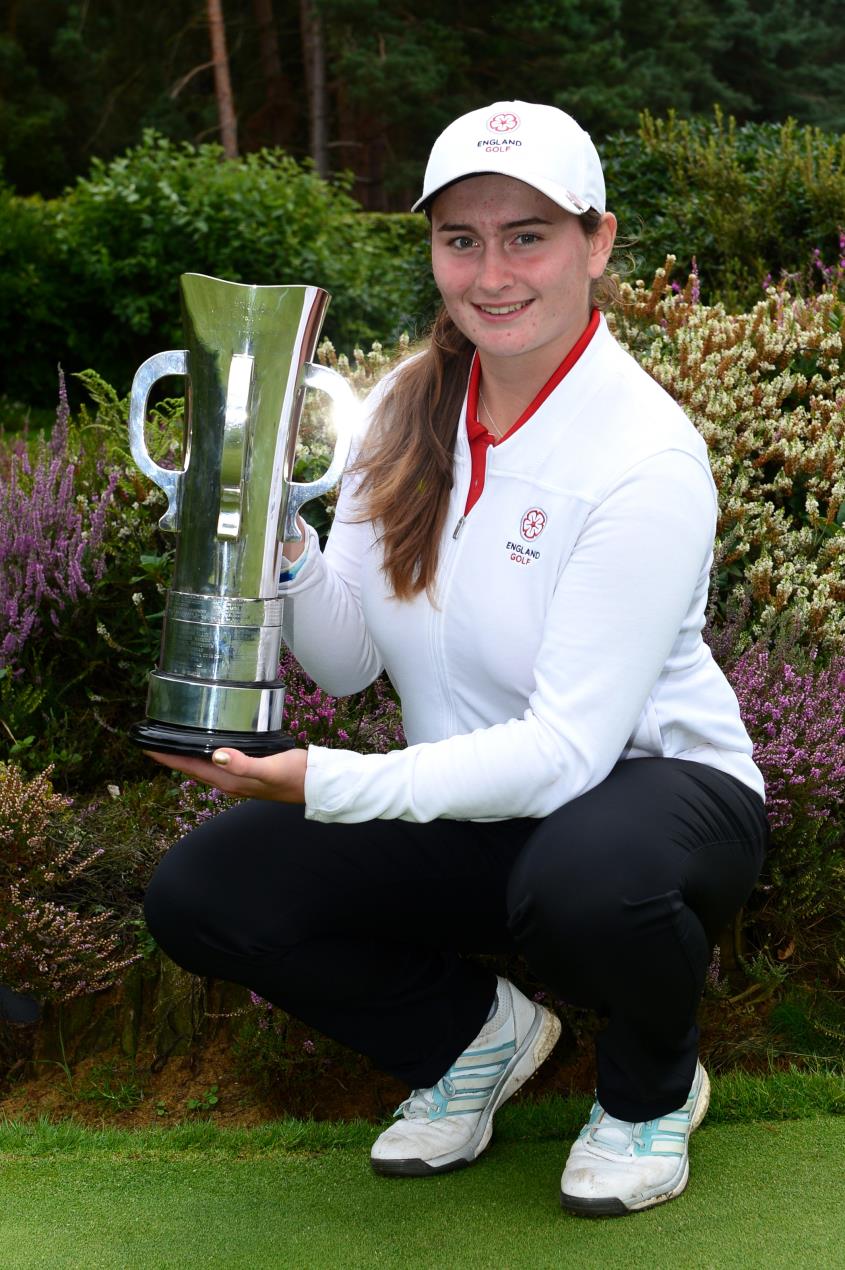 Lily May Humphreys won the 2017 Girls British Open Amateur championship at Enville