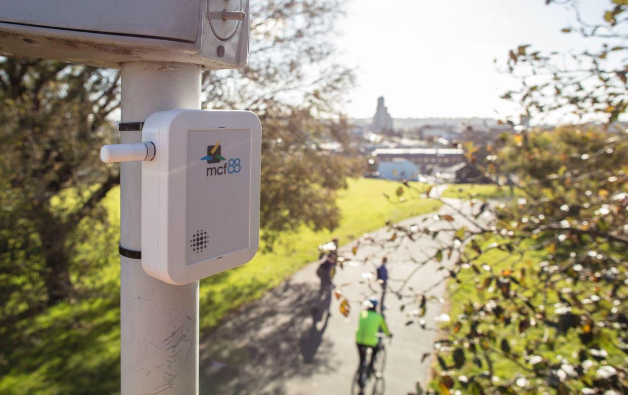 University of Plymouth’s Environmental Park Sensor Installed in Plymouth (Photo credit - University of Plymouth)