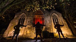The Ragnarsson brothers prepare for York's next Viking Invasion at the JORVIK Voking Festival 2018 (c) Charlotte Graham