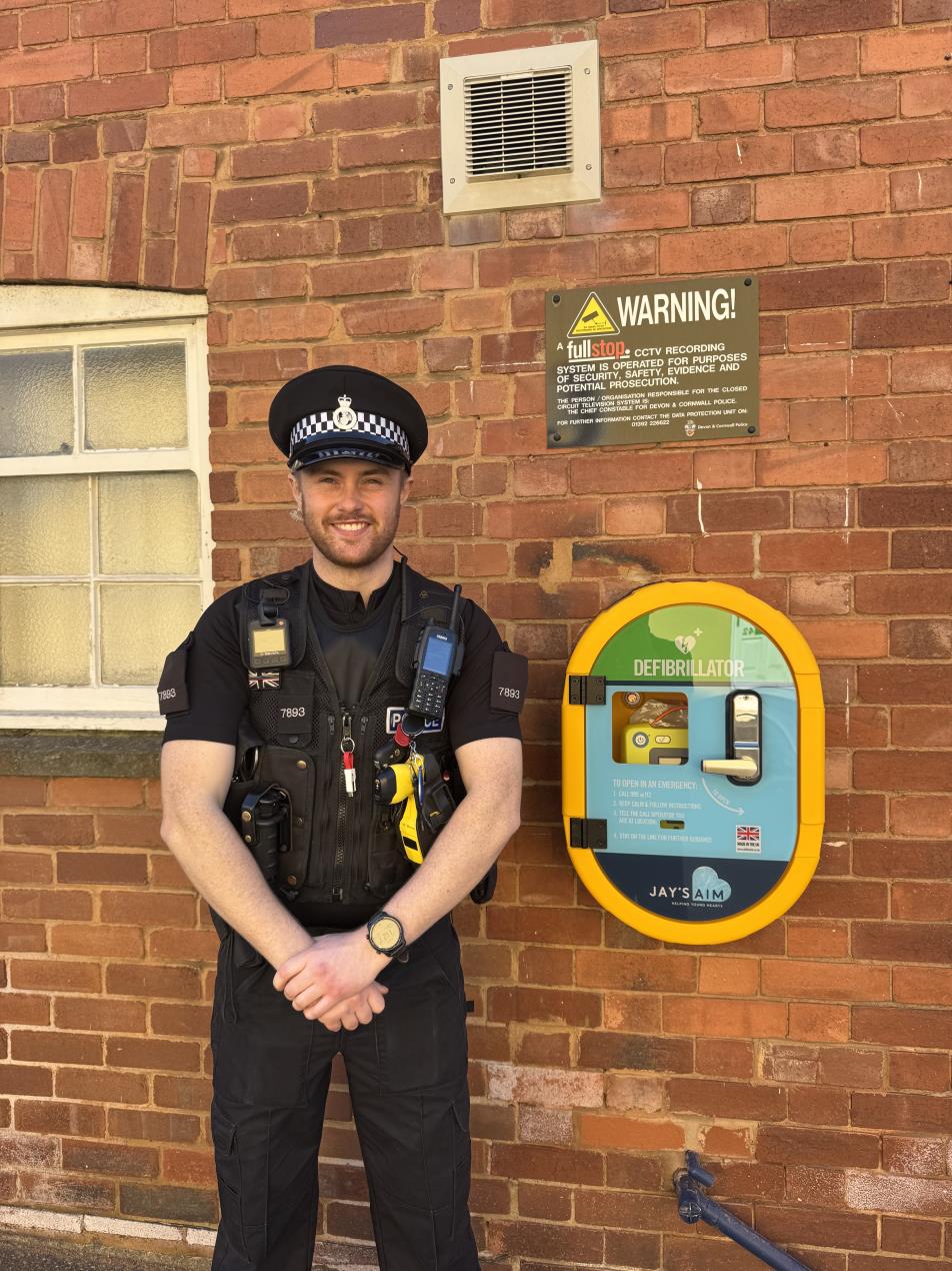 PC Ross Buckler Sidmouth