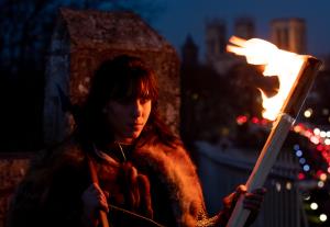 Shield maidens arrive in York for the 2019 JORVIK Viking Festival
