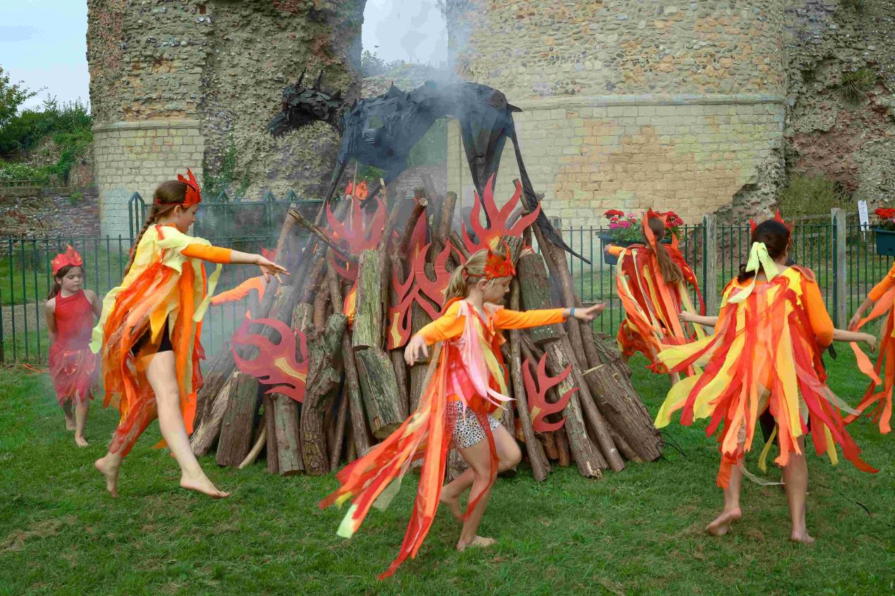 Black Shuck Festival Fire Sprites by Adam Newport - press size
