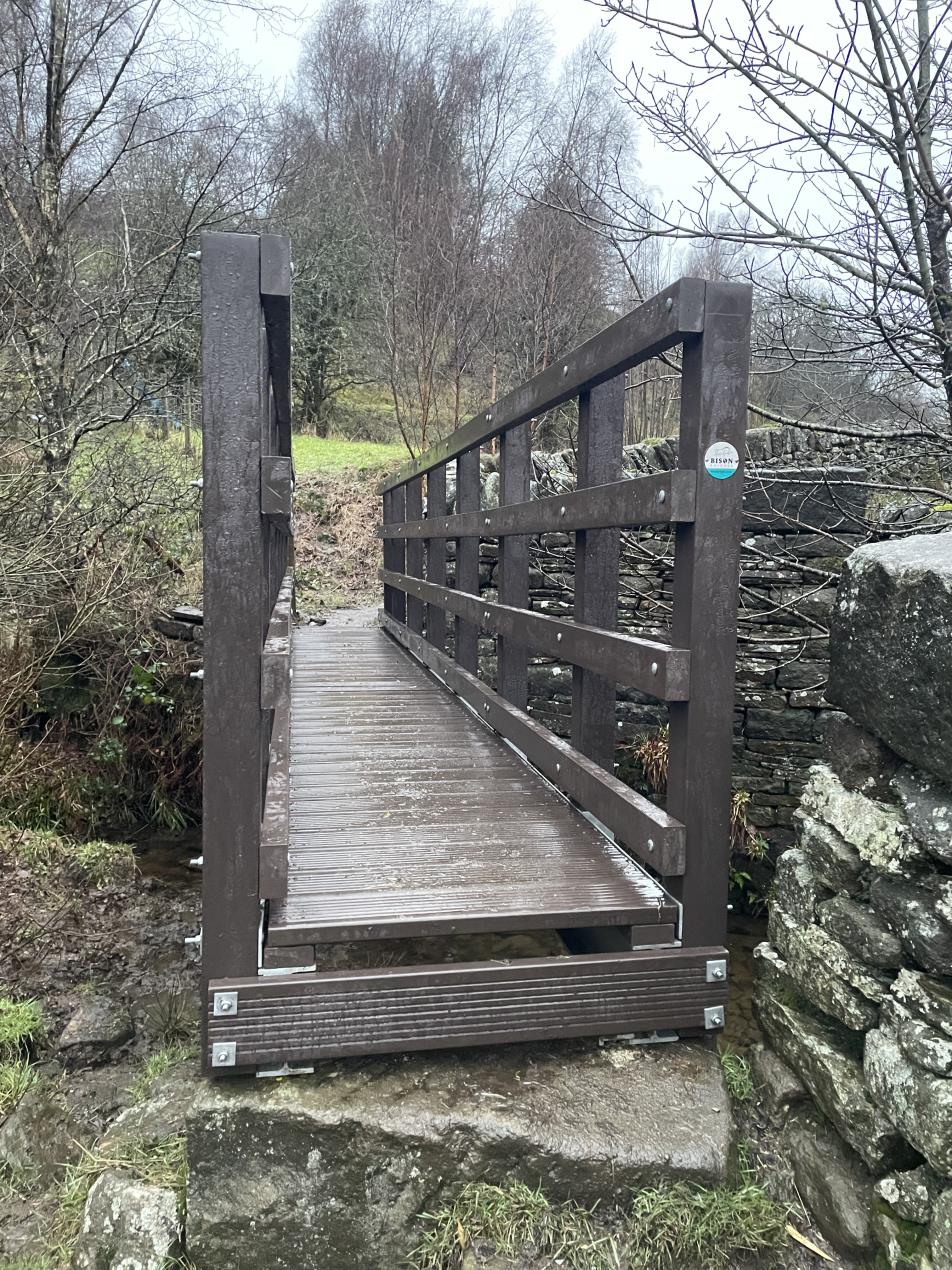 Reservoir footbridge replaced by Bradford Council