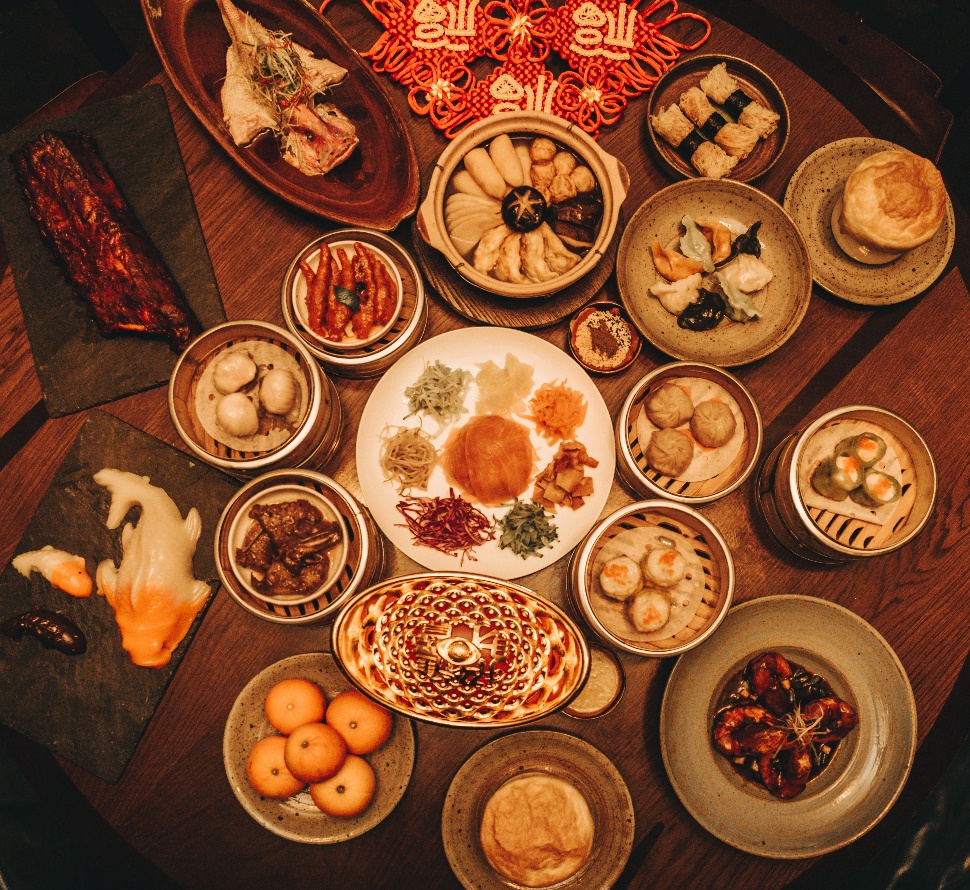 A table full of foodDescription automatically generated with low confidence