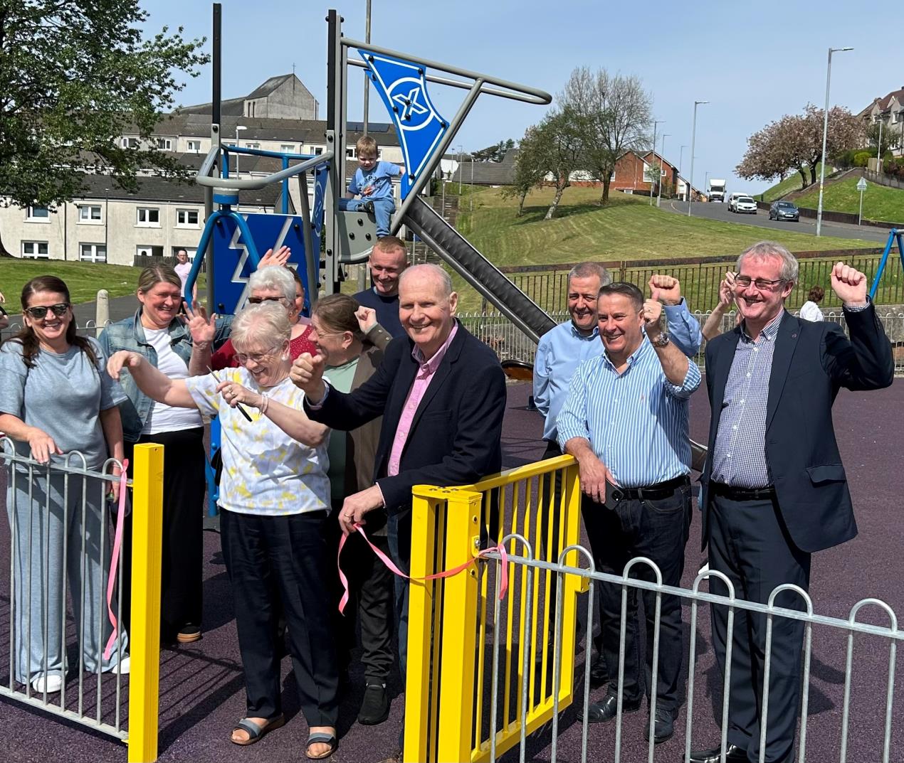 Cumberland Road (Smithston) playpark official opening April 2025 (2)