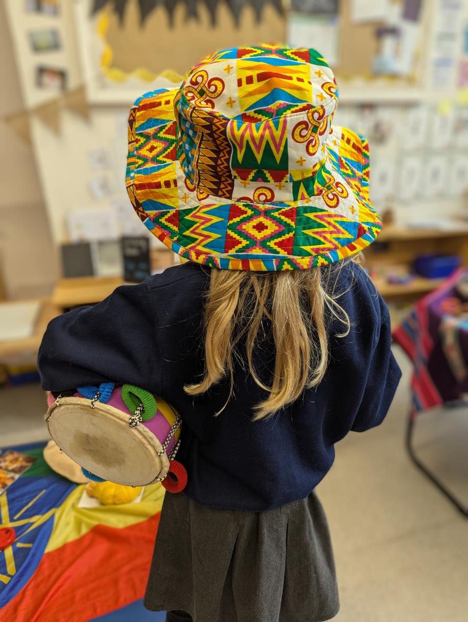 child with hat