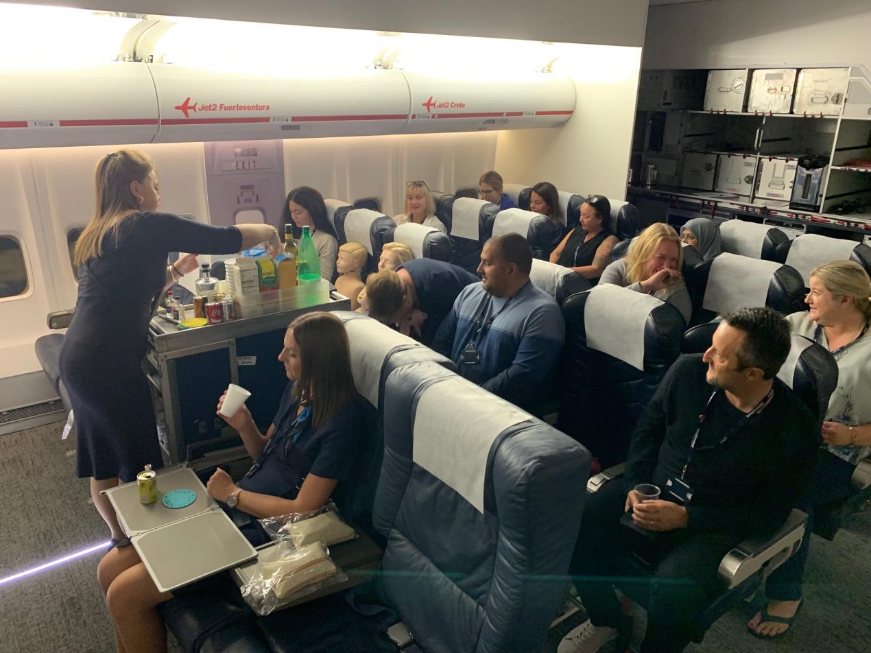 Loughborough College aircraft cabin