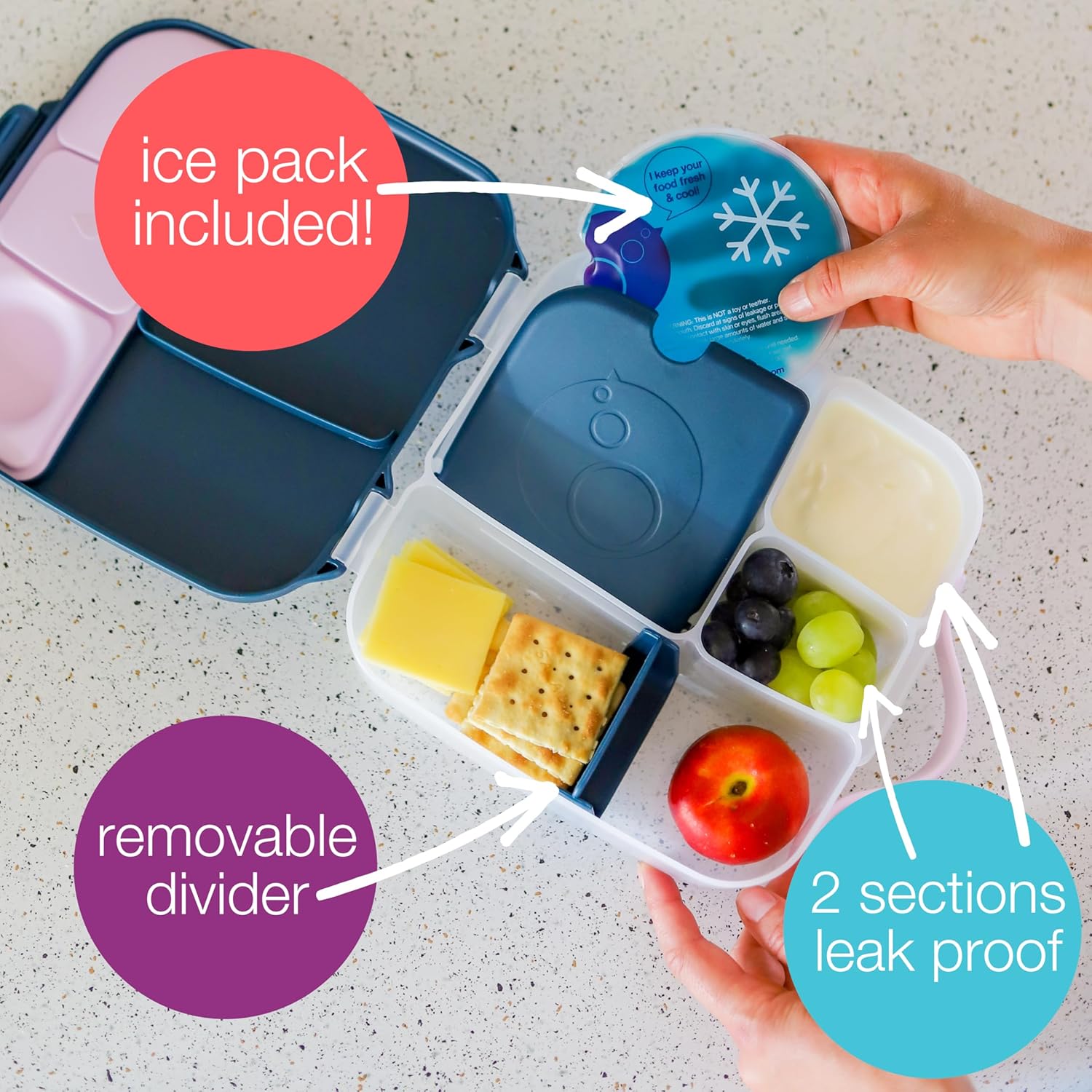 A person holding a container with foodAI-generated content may be incorrect.