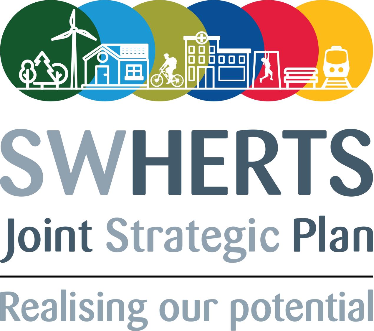SWHerts-Joint Strategic Plan-Realising our potential-square-logo