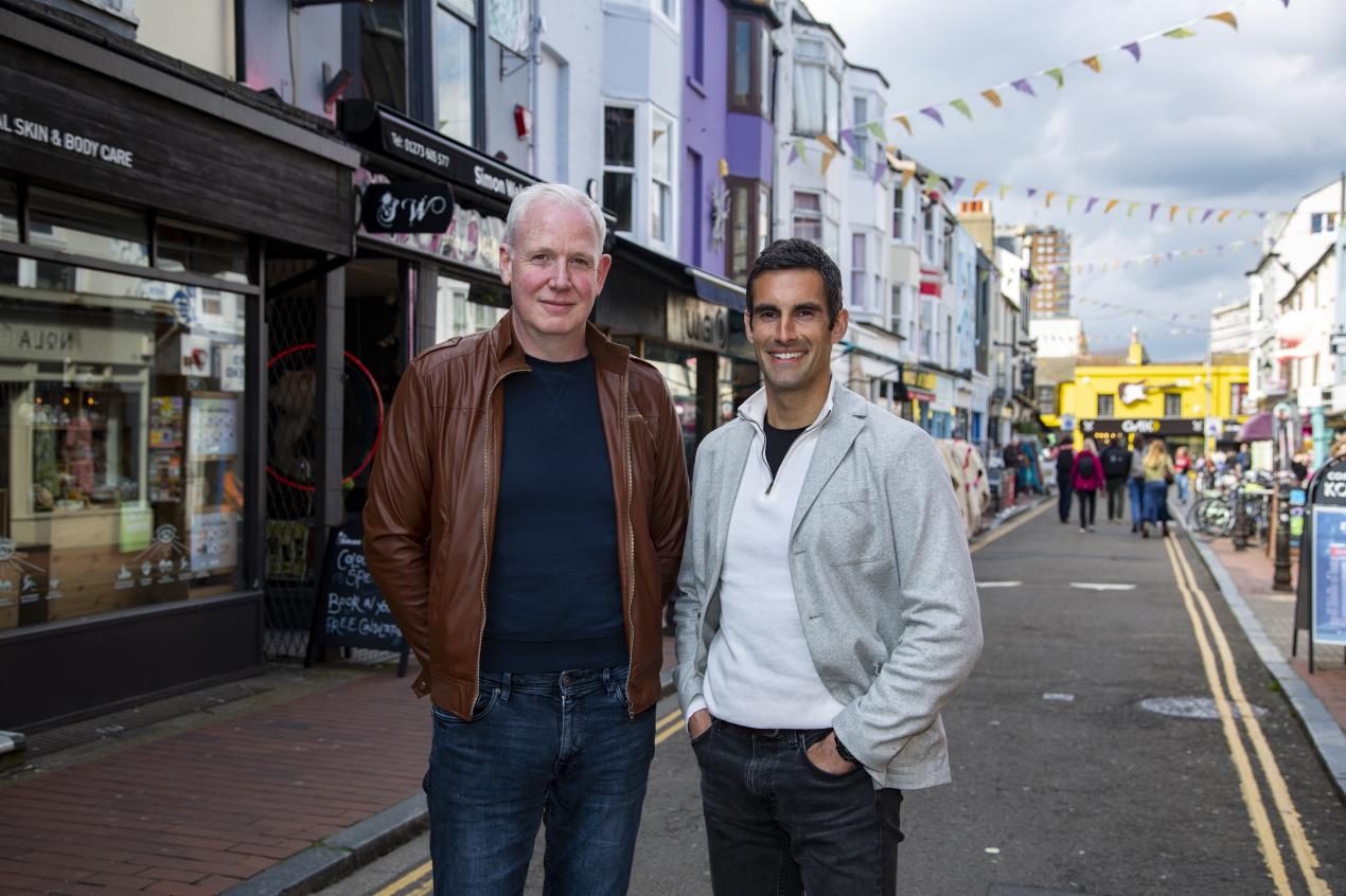 L to R Gavin Stewart, CEO of Brilliant Brighton and Alex Preece, CEO and co-founder of Tillo L to R Gavin Stewart, CEO of Brilliant Brighton and Alex Preece, CEO and co-founder of Tillo