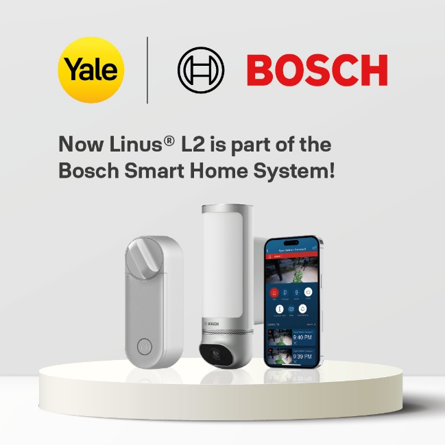 Yale Linus Smart Lock L2 en el sistema Smart Home Bosch