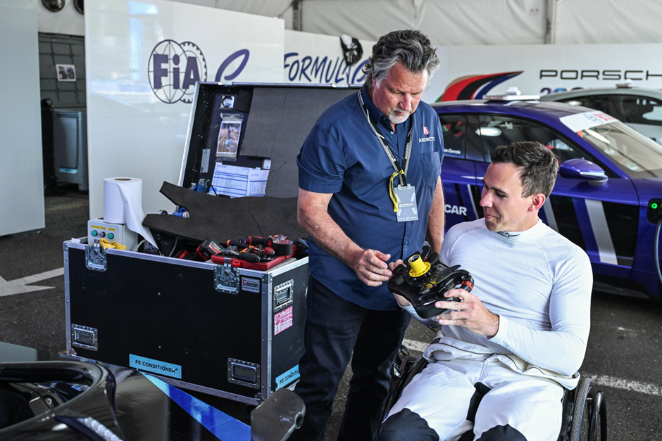 Former IndyCar driver, Robert Wickens
