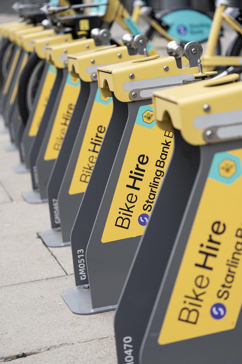 Starling Bank Bike stands