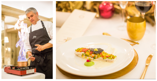 A picture containing table, plate, indoor, mealDescription automatically generated