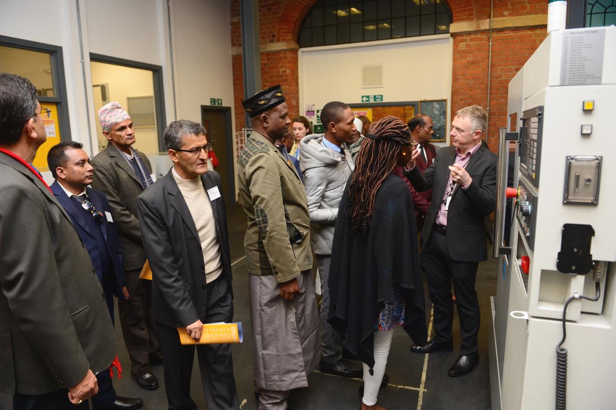 British Council delegates tour Engineering at DCG 2