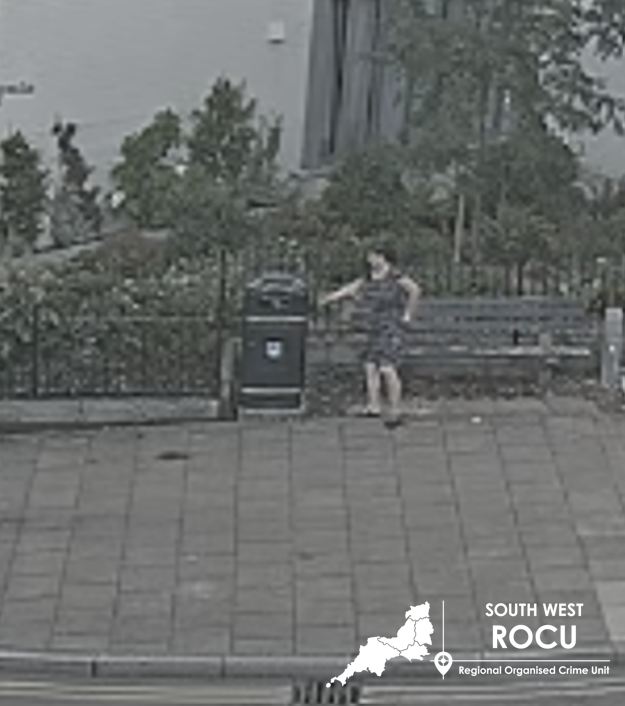 SWROCU CCTV image of Hopkins depositing sex litter in Ely