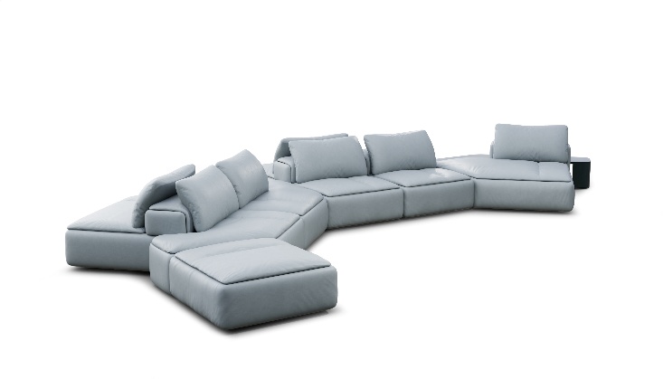 A grey couch with pillowsAI-generated content may be incorrect.