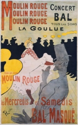 Image result for TOULOUSE-LAUTREC moulin rouge - la goulue