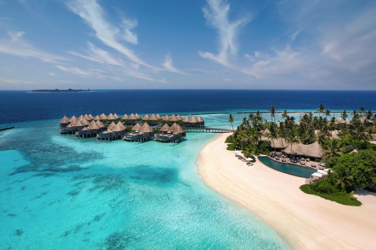 TNM - Aerial View of Naiboli Pool Bar and Ocean Houses and Residences