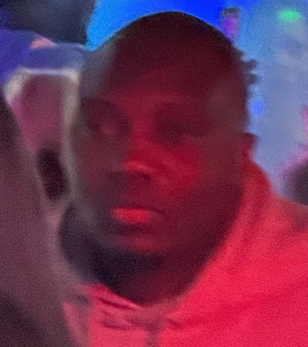 Black man in nightclub