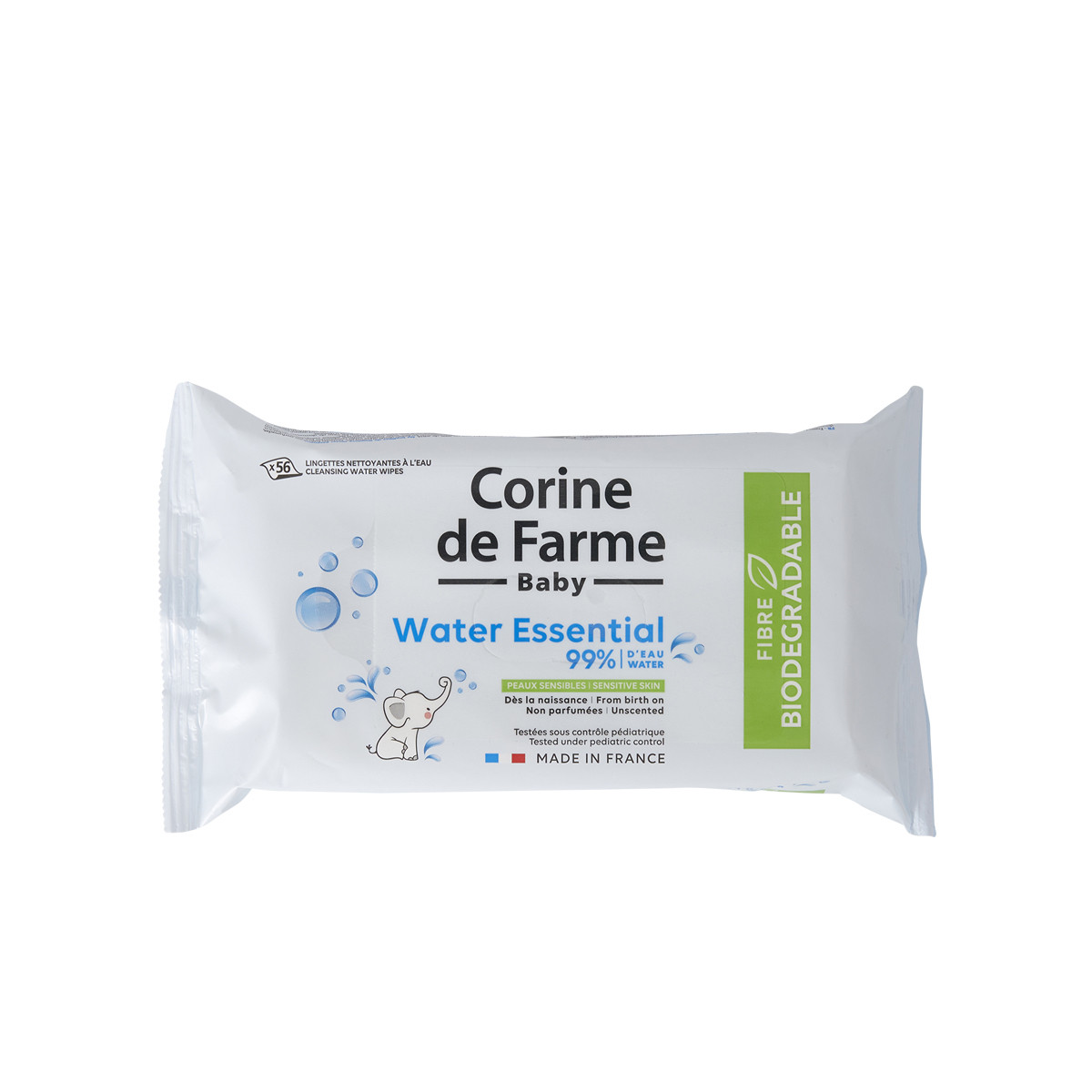Corine De Farme_Water Essential Baby Wipes Biodegradable_AED 10.50