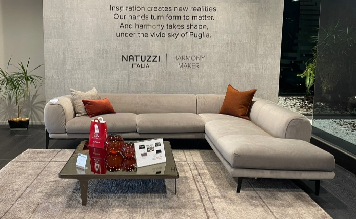 A couch and coffee table in a roomAI-generated content may be incorrect.