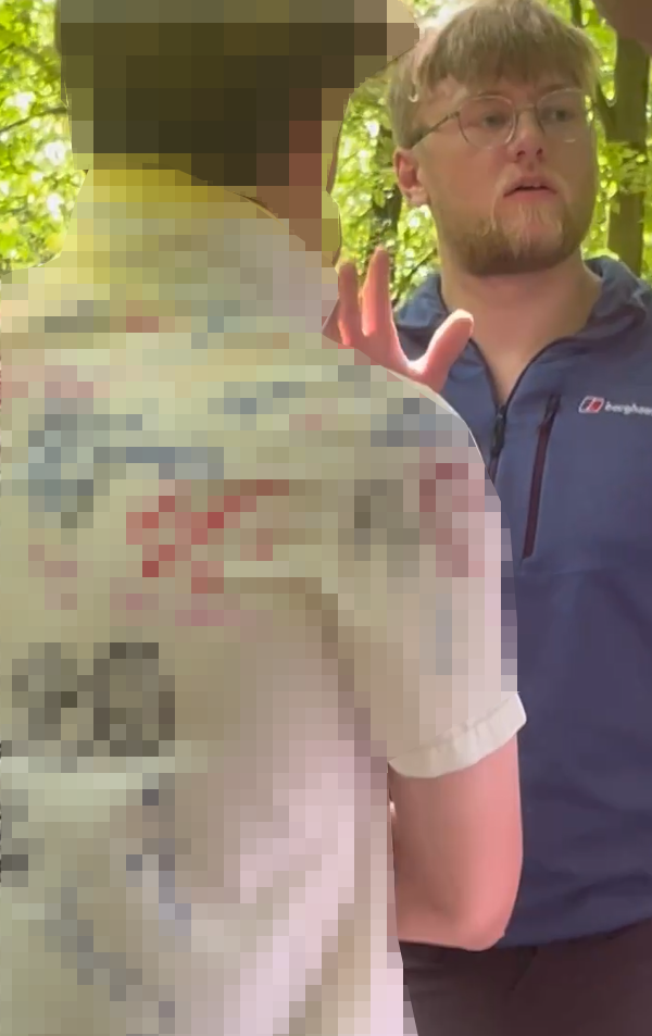 Edited still from Grimshaw video