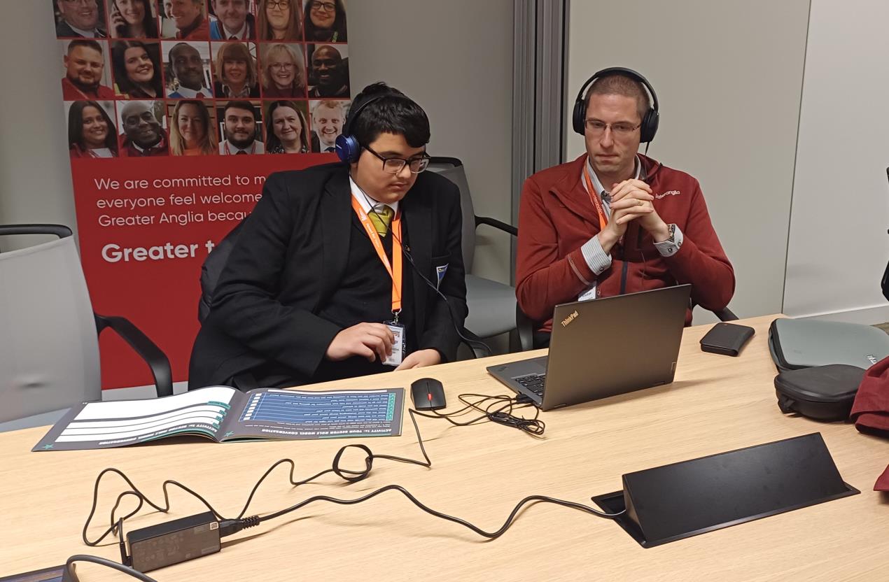 Greater Anglia staff coach pupils about the world of work in specialist ...