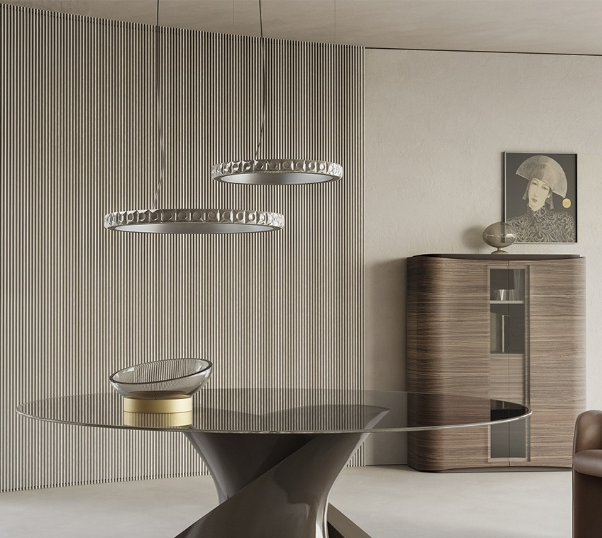 Natuzzi editorial - AURA suspension lamp