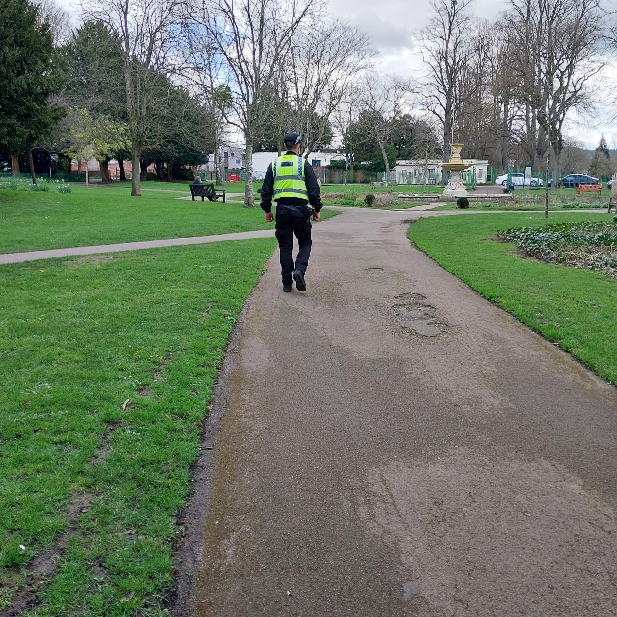 A PC on foot patrol