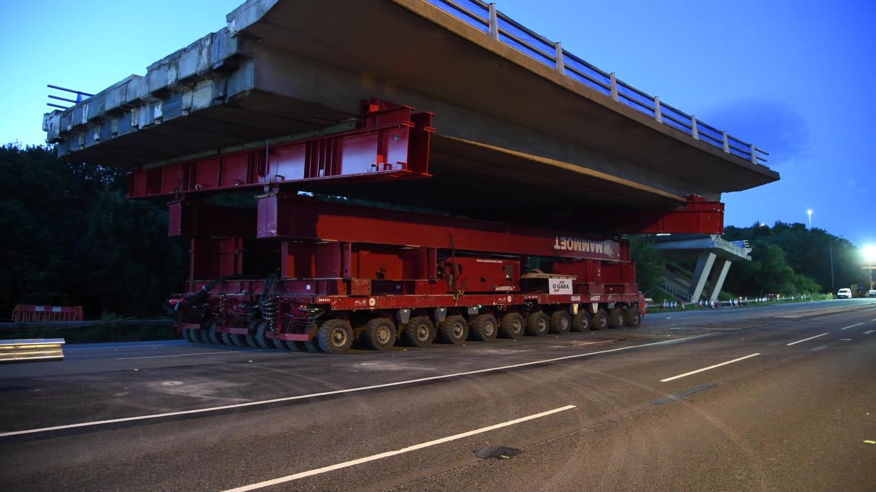 M53 bridge removal 4