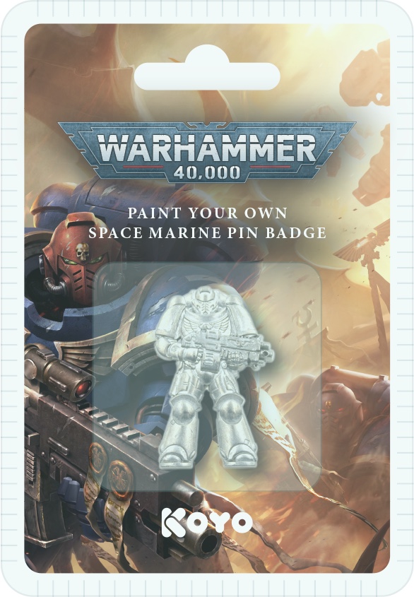 Warhammer 40k - Paint Your Own Pin