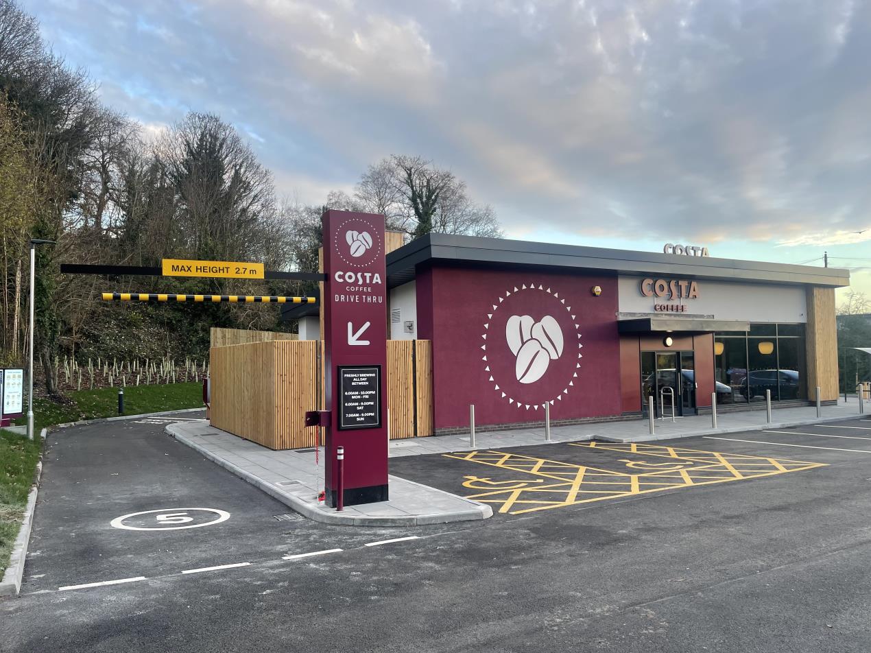 Costa Coffee opens first Drive-Thru store in Congleton