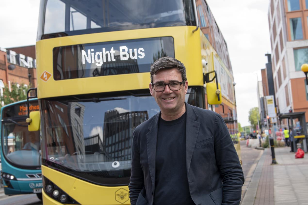 Andy Burnham - Night bus