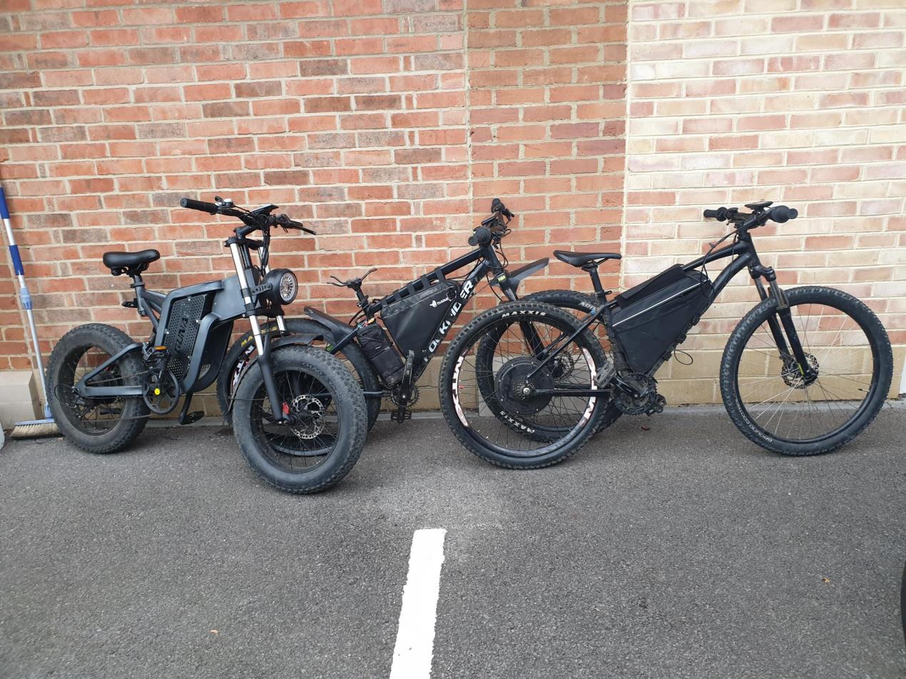 Seized e-bikes