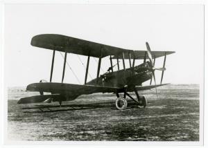 Riding High: BE2c armed with machine guns for anti-zeppelin defence of Sheffield. c IRK/Stewart Leslie